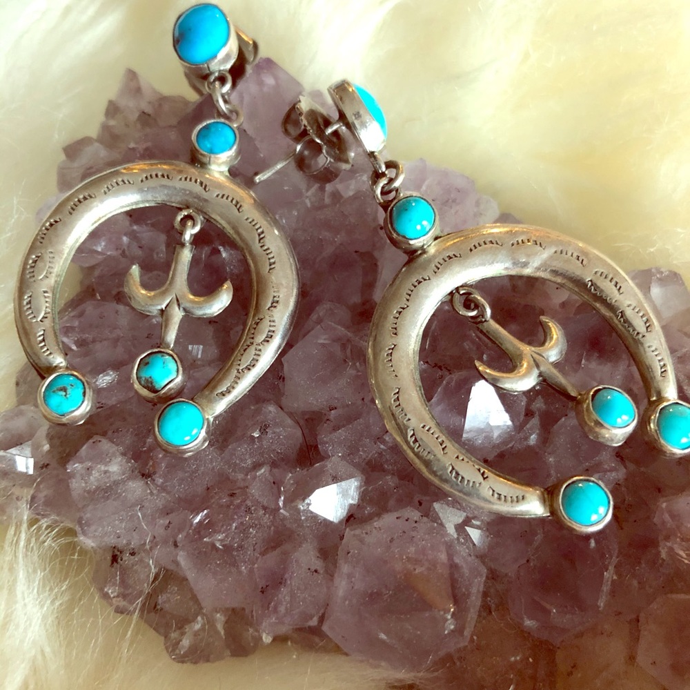 Naja sterling turquoise Earrings